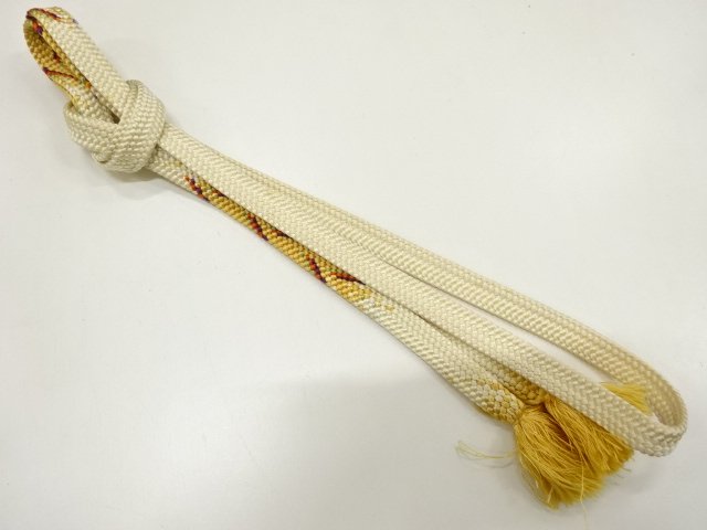 JAPANESE KIMONO / HAND-TIED OBIJIME CORD